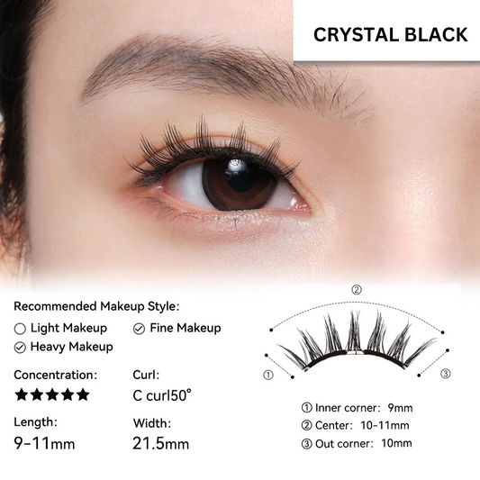 Crystal Black Magnetic Lash Kit