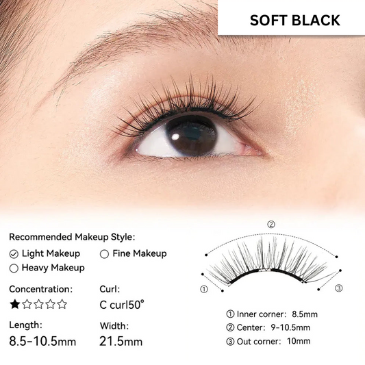 Soft Black Magnetic Lash Kit